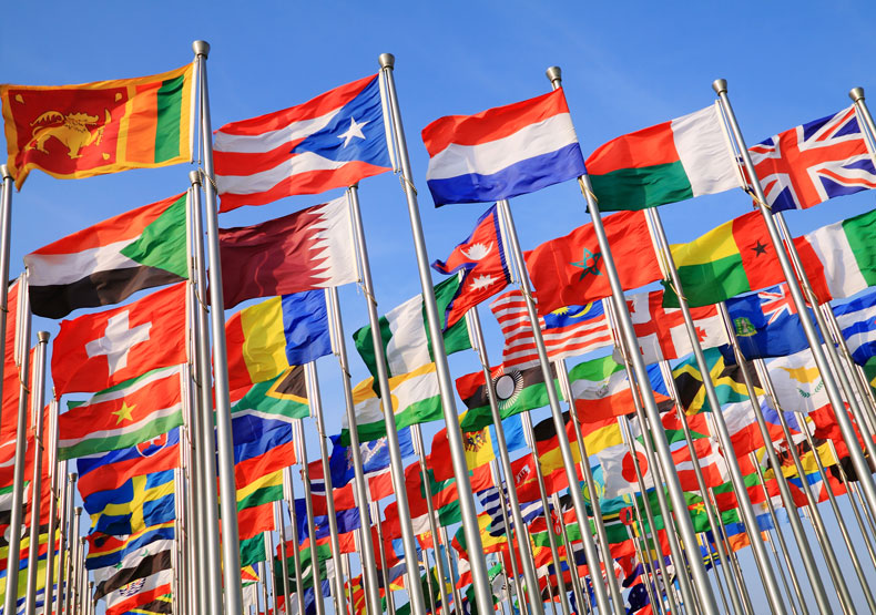 series of global flags