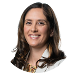 profile photo of woman in a circle