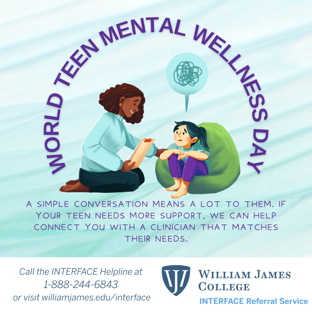 World Teen Mental Health Awareness Day social media post for March 30