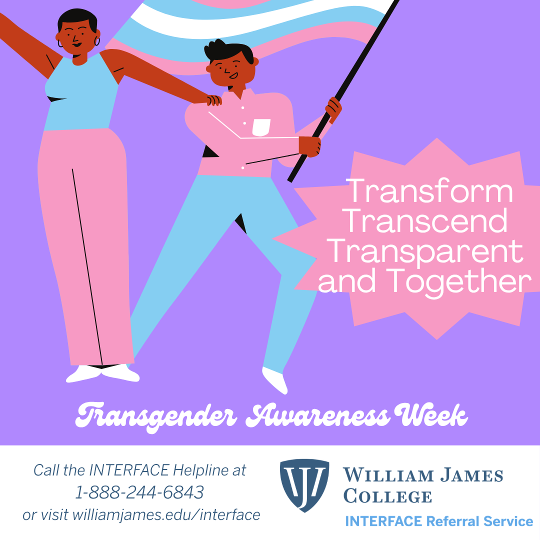 National Transgender Awareness Week Social Media Graphic for November