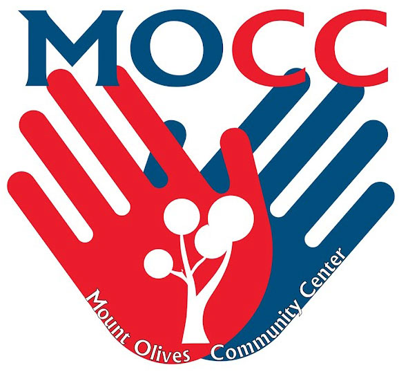 MOCC Logo, two graphic hands holding a tree